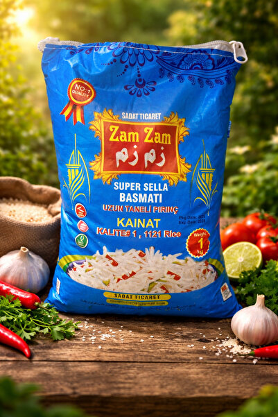 Aria iran turk market Basmati Pirinç - 1 KG Berenje Basmati