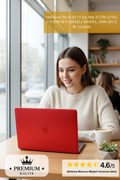 Mcstorey Macbook Pro Kılıf 15 Inç Mat A1286 (ESKİ ETHERNET GİRİŞLİ MODEL 2008...