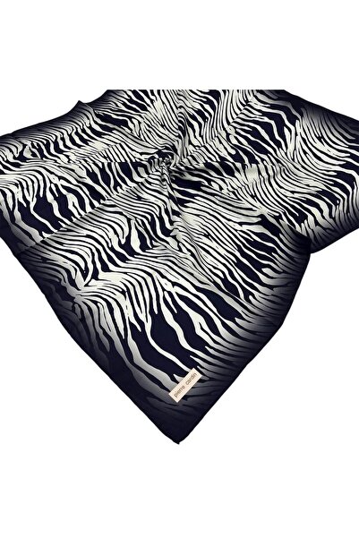 Pierre Cardin Μεταξωτό Φουλάρι - 8652438-921 Ναυτικό Μπλε Λευκό Τουίλ