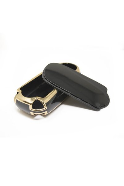 SatışMax Lux Fiat 500X Egea Key Case Black/Gold 1St Quality