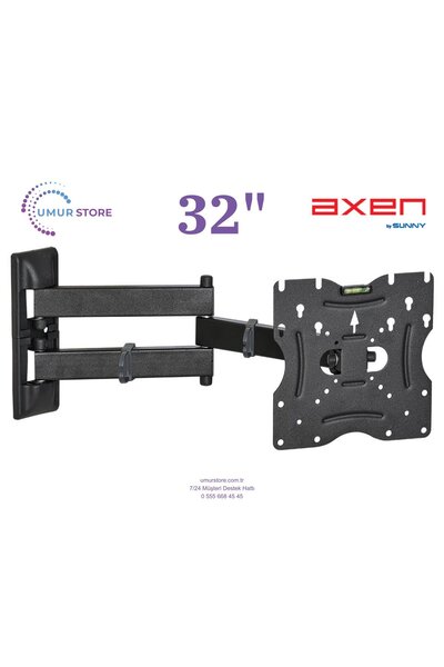 Axen 32 inç AX32HMLN-A14S / 22”- 49” Lcd Led Televizyon Monitör Hareketli Duv...