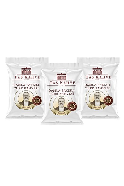 TAŞKAHVE Damla Sakızlı Türk Kahvesi 3'lü Paket