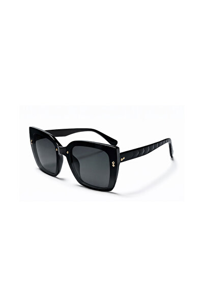 Toz Vintage Zaviel Black Polarized Glass Vintage & Retro Unisex Sunglasses