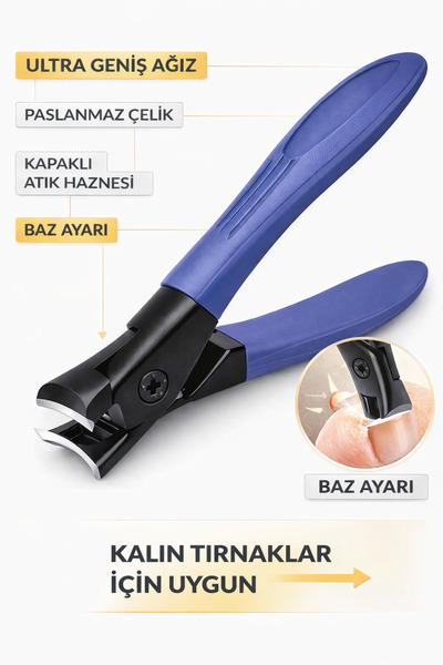 dorre Profesyonel Tırnak Makası - Paslanmaz Çelik Cuticle Scissor Manikür Ped...
