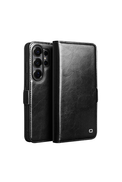 QIALINO Husă portofel din piele Samsung Galaxy S26 Ultra, cu închidere magnet...