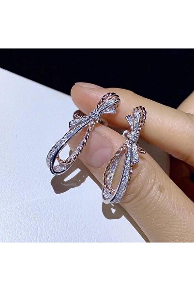 Haziran Aksesuar Xuping (Klipsi XP Damgalı), Elips Taşlı, 14K Gold Kadın Küpe