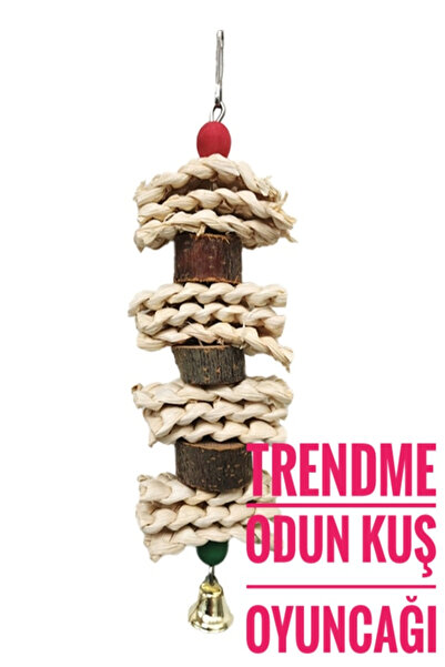 UniqBirdToys TrendMe Hasır Kemirme Stres Kuş Kafes Oyuncağı