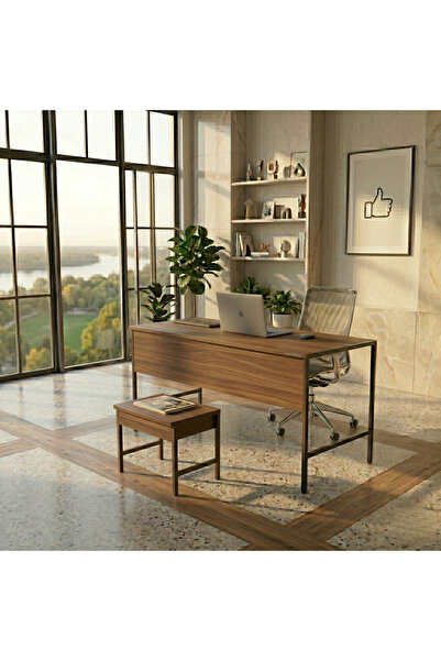 lagomood Lagomini Ofis Masa Takımı Ofis Takımı Ceviz