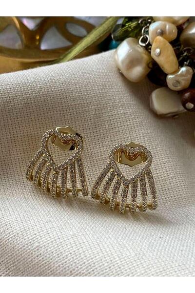 Haziran Accessory, Xuping 2-Piece Stone Dripping Heart Earrings