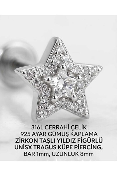 Lunexa 316L Cerrahi Çelik Altın Kaplama Kararmaz Alerji Yapmaz Zirkon Taş Fig...
