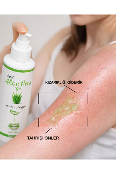 Panthenol Aloe Vera Jel Güneş Sonrası Nemlendirici Yatıştırıcı Kolajen Destekli Formül 200 ml