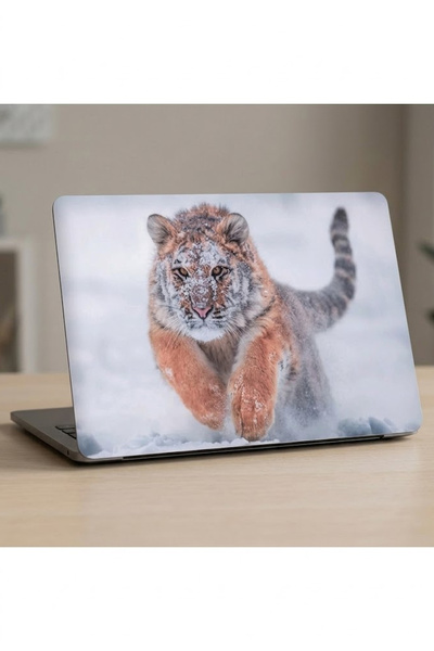 KT Decor Veličanstvena nalepnica za laptop sa tigrom, 15,6 inča