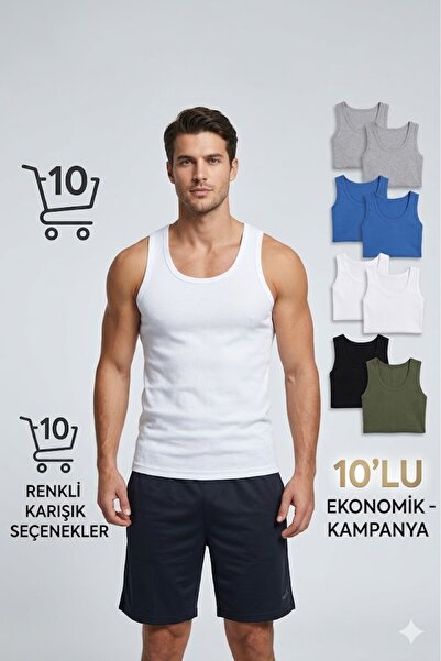 MODA YILDIZ Ανδρικά κλασικά εσώρουχα από 100% βαμβάκι - Οικονομικό πακέτο πλε...