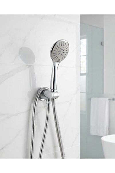 Kanonik Education Σετ κεφαλής ντους με σπιράλ σωλήνα, κινητή βάση ντους χειρό...