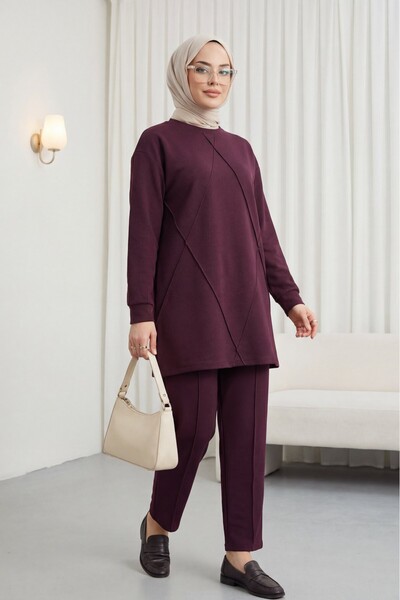 Modamorfo Σετ Μπορντό Χλοοτάπητα Διπλό Σετ