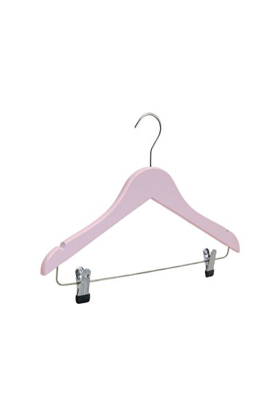 NYN Ahşap KSÇM 7-14 Yaş 34CM Mandallı Genç Çocuk Askısı LİLA Renk 12 Adet