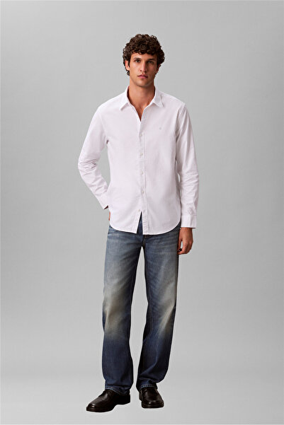 Calvin Klein Ανδρικά Λευκά Άλλα Πουκάμισα