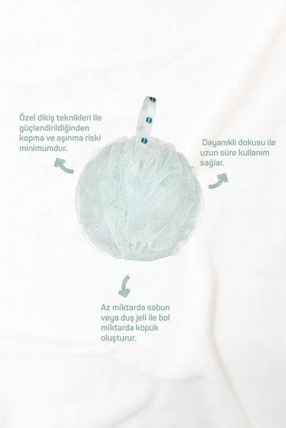 Balmy Green Medium Bath Loofah