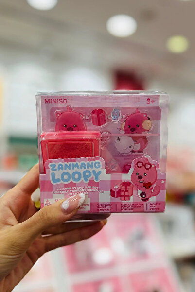 Miniso Zanmang Loopy Lisanslı Silikon Damga Seti DIY Hobi Aksesuar 11 Cm
