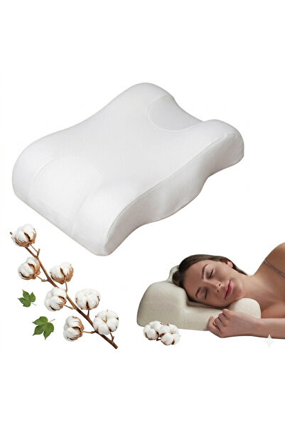 Zeelux 100% Cotton Cover Beauty Pillow, Anti-Aging Anti-Wrinkle Orthopedic Er...