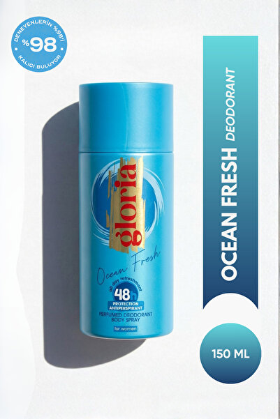 Gloria Perfume Ocean Fresh 48H Antiperspirant 150 ml Kadın Deodorant
