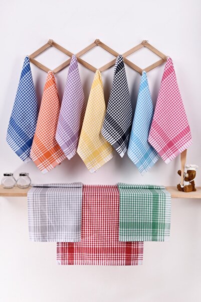 Ahsen Tanem Πανιά στεγνώματος Gingham 10 συσκευασιών