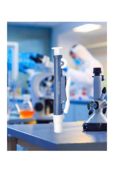 Dermomer 2 ml pipet pompası - Makaralı Puar Mavi - Pipet Pompası Plastik - pi Pump - Mavi 2ml puar