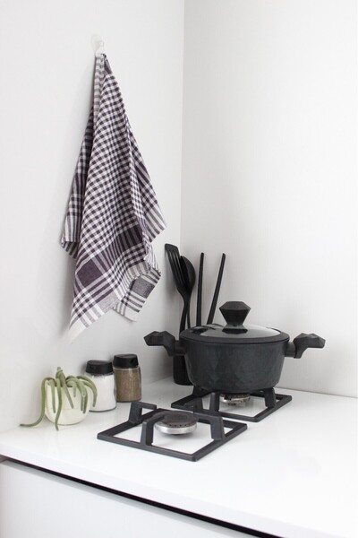 GOLDRİSE 12 ΤΕΜΑΧΙΑ Pöti Καρό Πανί Στέγνωμα Κουζίνας Πανί Στέγνωμα Πιάτων Σερ...