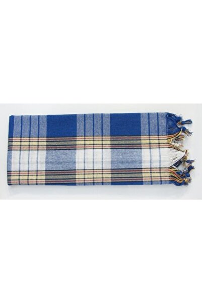 Peştemalcı Levent Klasik Hamam Peştamalı, %100 Pamuk, 80x180 Cm.-mavi