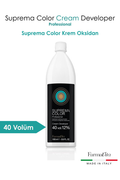 Farmavita Suprema Color Krem Oksidan 40 Volüm 1000 Ml