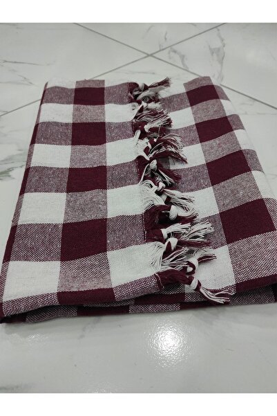 Güçlü Tekstil Claret Red 2 Bucuri Vesela Pânză Picnic Husă 150x150