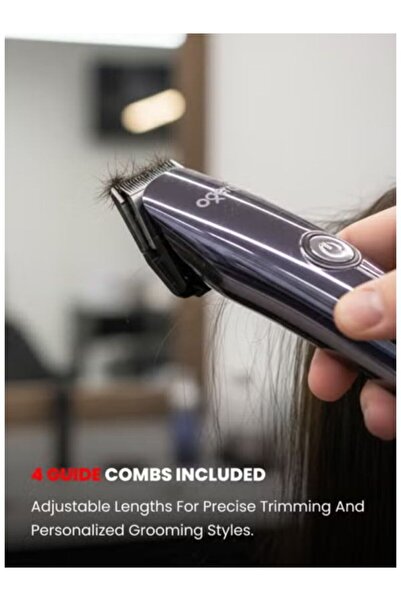 Ogera Rechargeable Hair Clipper – 120 Minutes Runtime, Model OG2002HT, Black