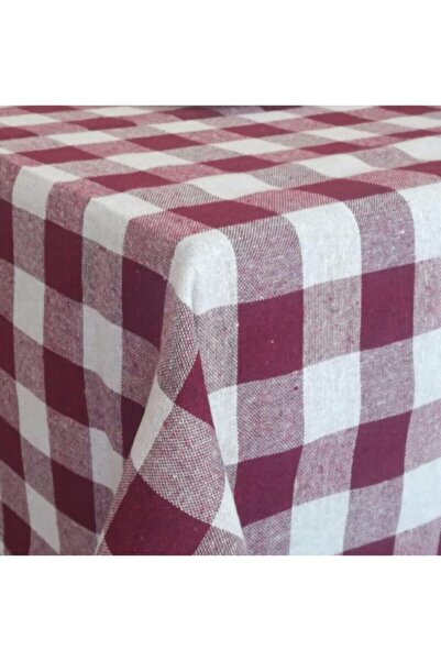AYDIN ÇEYİZ Επιτραπέζιο ύφασμα Claret Red και πανί για πικνίκ 150 Χ 150 εκ