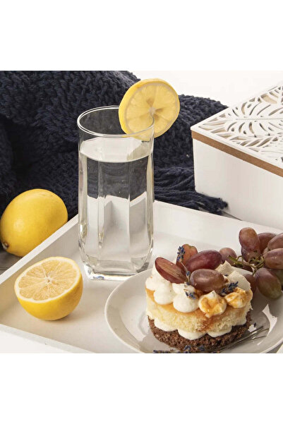 dealshopromania Σετ 6 ποτηριών κρασιού και χυμού Lav Tuana 330 ml