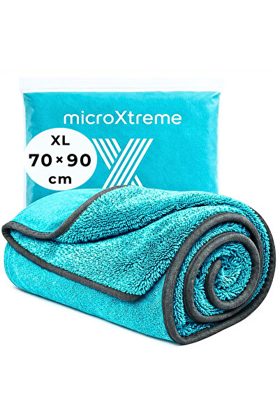 microXtreme Prosop Uscare Auto XL 90x70 cm – Microfibră Twisted Loop, Super A...