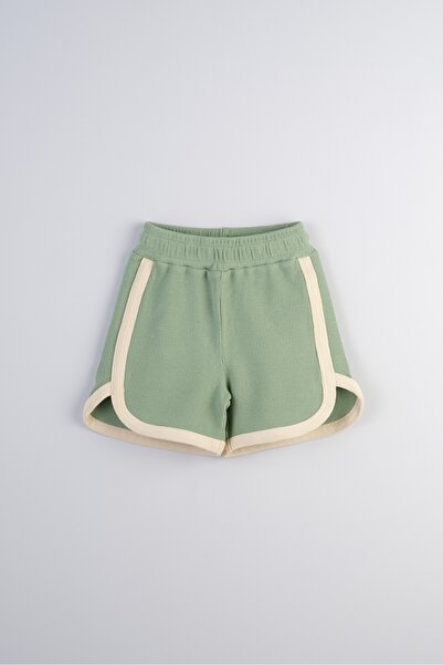 Bondberro Πλεκτό υφασμάτινο σορτς για κορίτσια με σχέδιο βάφλα, 100% βαμβάκι ...