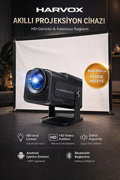 SEYUWATCH Taşınabilir Sinema Dizi Film Projeksiyon 1080P/2K/4K Ev Sineması Da...