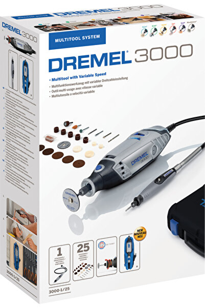 Dremel Elektrikli El Motoru Set 25 Parça 3000