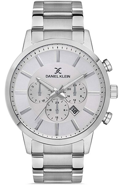 Daniel Klein Dke.1.10134.1 ساعة يد رجالية نشطة مقاومة للماء بحبل فولاذي 30 متر