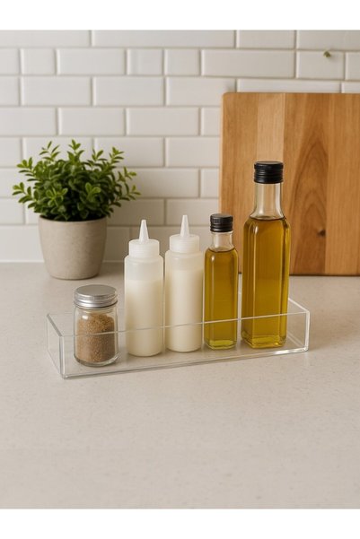MY1COMPANY Medium Size Rectangular Plexiglass Box, Pen Holder, Organizer, Organizer