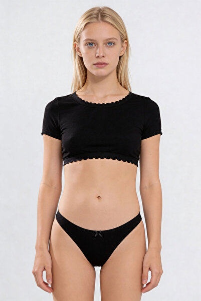 BUTİK1AVM Γυναικεία εσώρουχα από μπαμπού, μονή συσκευασία, 100% μπαμπού, εξαι...