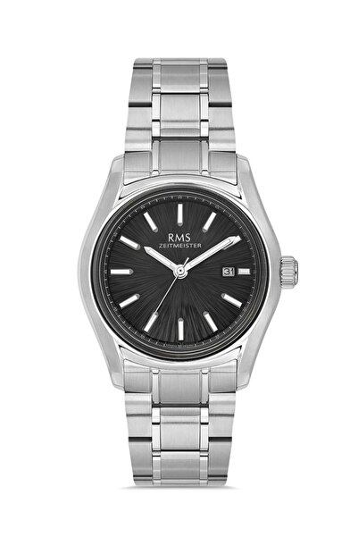 RMS Zeitmeister Rms.1.Ag2127.12 Men's Wristwatch with Calendar Crystal Glass ...