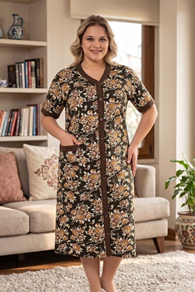 ROMEO LİFE Γυναικείο καλοκαιρινό φόρεμα με κουμπιά από βαμβακερό χτενισμένο ύ...