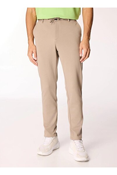 GMG FIRENZE Gmg Fırenze Standart Bel Normal Paça Regular Fit Bej Erkek Pantol...