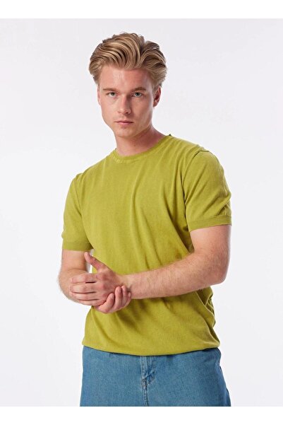 GMG FIRENZE Bisiklet Yaka Kısa Kollu %100 Pamuk Slim Fit Erkek T-shirt