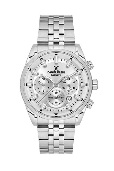 Daniel Klein Dk.1.13740-1 Exclusive All Functions Active Steel Plated Metalli...