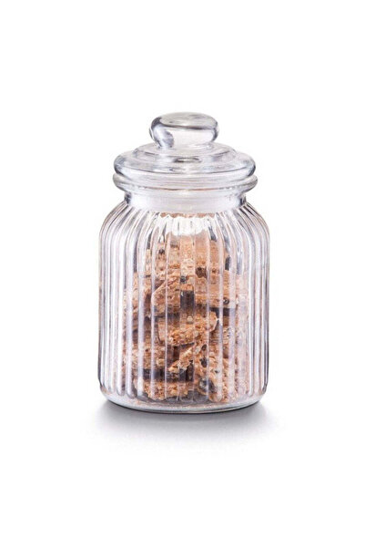 dealshopromania Γυάλινο βάζο με καπάκι 1500 ml - κομψό σχέδιο ιδανικό για την...