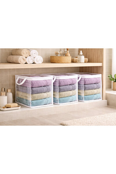 Pazar Kapısı 3 τεμάχια Μίνι διαφανές τσάντα αποθήκευσης για ρούχα εσώρουχα 25...