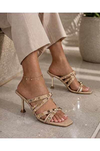 MİSS PARK MODA نعال بكعب من تروكلي