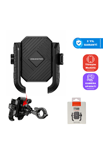 Knmaster TT500 Titreşim Önleyicili Motosiklet Telefon Tutucu